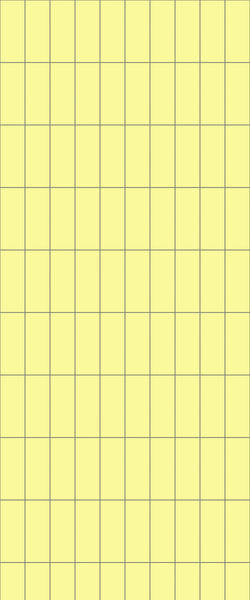 Yellow Vertical Block Tile Acrylic Shower Panel 2440mm x 1220mm ( 3mm Thick) - CladdTech