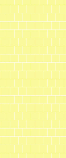 Yellow Large Square's Tile Acrylic Shower Wall Panel 2440mm x 1220mm ( 3mm Thick) - CladdTech