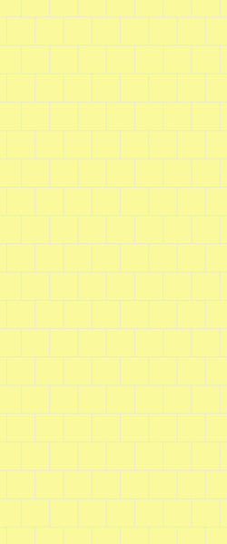 Yellow Large Square's Tile Acrylic Shower Wall Panel 2440mm x 1220mm ( 3mm Thick) - CladdTech