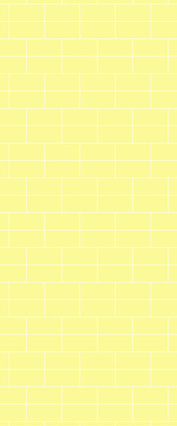 Yellow Brickbond Tile Acrylic Shower Wall Panel 2440mm x 1220mm ( 3mm Thick) - CladdTech