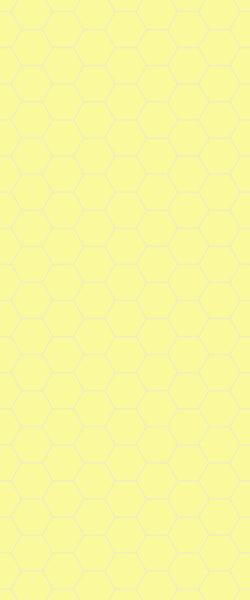 Yellow Hexagon Tile Acrylic Wall Panel 2440mm x 1220mm (3mm Thick) - CladdTech