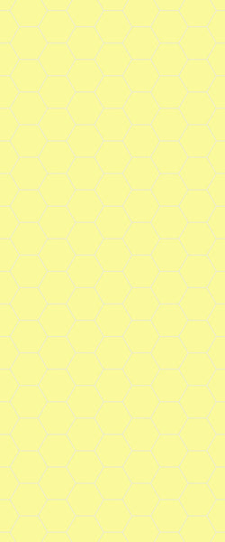 Yellow Hexagon Tile Acrylic Wall Panel 2440mm x 1220mm (3mm Thick) - CladdTech