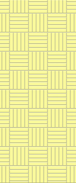 Yellow Mosaic Tile Acrylic Shower Panel 2440mm x 1220mm ( 3mm Thick) - CladdTech
