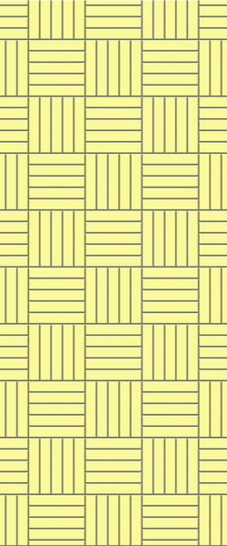 Yellow Mosaic Tile Acrylic Shower Panel 2440mm x 1220mm ( 3mm Thick) - CladdTech
