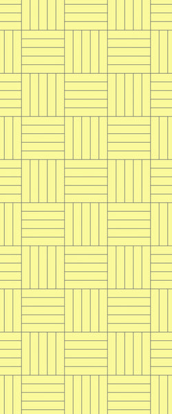 Yellow Mosaic Tile Acrylic Shower Panel 2440mm x 1220mm ( 3mm Thick) - CladdTech