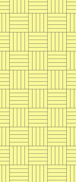 Yellow Mosaic Tile Acrylic Shower Panel 2440mm x 1220mm ( 3mm Thick) - CladdTech