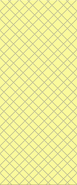 Yellow Basket Weave Tile Acrylic Shower Panel 2440mm x 1220mm ( 3mm Thick) - CladdTech