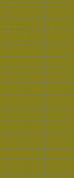 Yellow Horizontal Block Tile Acrylic Shower Panel 2440mm x 1220mm (3mm Thick) - CladdTech