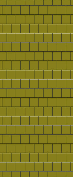 Yellow Large Square's Tile Acrylic Shower Wall Panel 2440mm x 1220mm ( 3mm Thick) - CladdTech