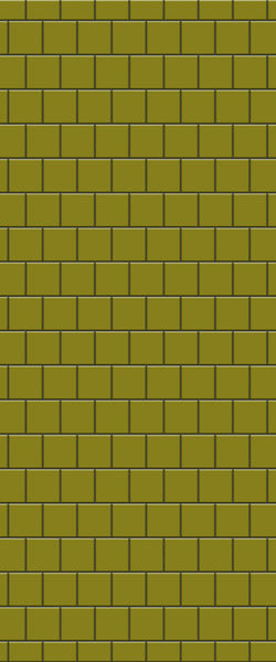Yellow Large Square's Tile Acrylic Shower Wall Panel 2440mm x 1220mm ( 3mm Thick) - CladdTech