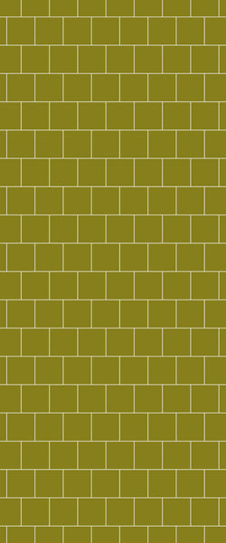 Yellow Large Square's Tile Acrylic Shower Wall Panel 2440mm x 1220mm ( 3mm Thick) - CladdTech