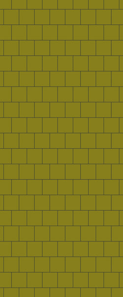 Yellow Large Square's Tile Acrylic Shower Wall Panel 2440mm x 1220mm ( 3mm Thick) - CladdTech