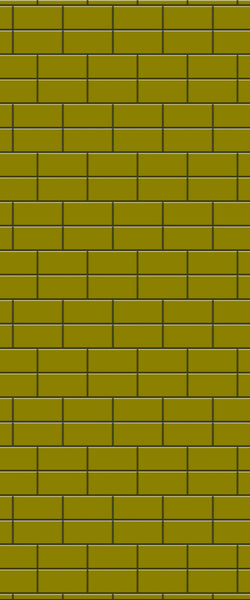 Yellow Brickbond Tile Acrylic Shower Wall Panel 2440mm x 1220mm ( 3mm Thick) - CladdTech