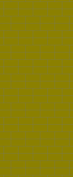 Yellow Brickbond Tile Acrylic Shower Wall Panel 2440mm x 1220mm ( 3mm Thick) - CladdTech