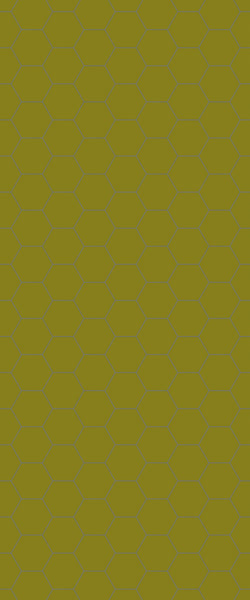 Yellow Hexagon Tile Acrylic Wall Panel 2440mm x 1220mm (3mm Thick) - CladdTech