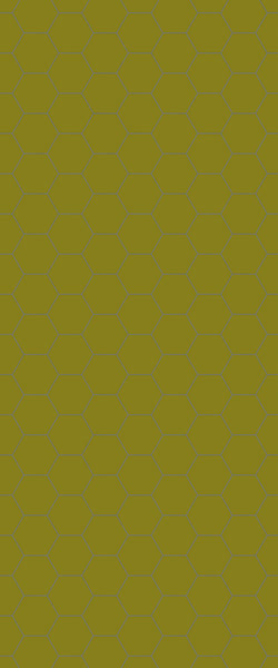 Yellow Hexagon Tile Acrylic Wall Panel 2440mm x 1220mm (3mm Thick) - CladdTech