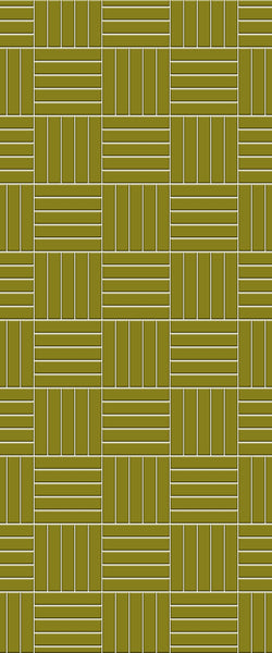 Yellow Mosaic Tile Acrylic Shower Panel 2440mm x 1220mm ( 3mm Thick) - CladdTech