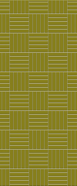 Yellow Mosaic Tile Acrylic Shower Panel 2440mm x 1220mm ( 3mm Thick) - CladdTech