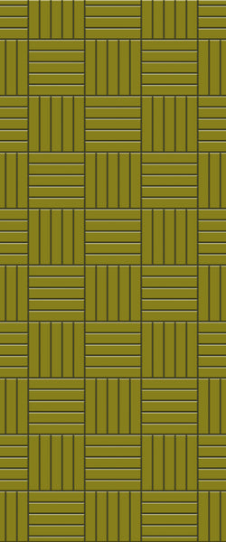 Yellow Mosaic Tile Acrylic Shower Panel 2440mm x 1220mm ( 3mm Thick) - CladdTech