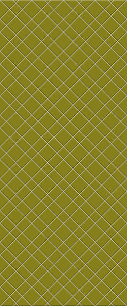 Yellow Basket Weave Tile Acrylic Shower Panel 2440mm x 1220mm ( 3mm Thick) - CladdTech