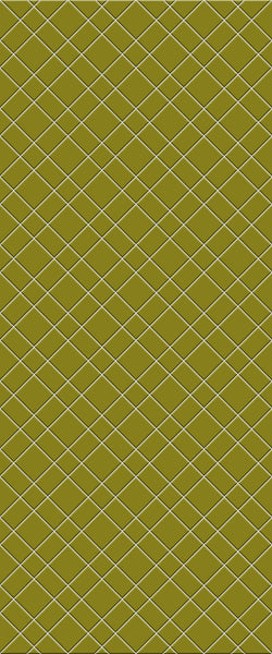 Yellow Basket Weave Tile Acrylic Shower Panel 2440mm x 1220mm ( 3mm Thick) - CladdTech