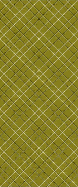 Yellow Basket Weave Tile Acrylic Shower Panel 2440mm x 1220mm ( 3mm Thick) - CladdTech