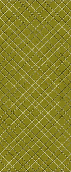 Yellow Basket Weave Tile Acrylic Shower Panel 2440mm x 1220mm ( 3mm Thick) - CladdTech