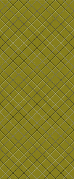 Yellow Basket Weave Tile Acrylic Shower Panel 2440mm x 1220mm ( 3mm Thick) - CladdTech