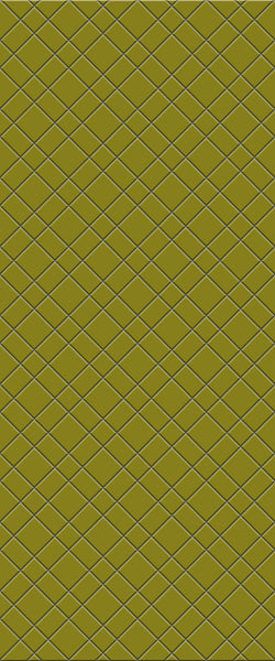 Yellow Basket Weave Tile Acrylic Shower Panel 2440mm x 1220mm ( 3mm Thick) - CladdTech