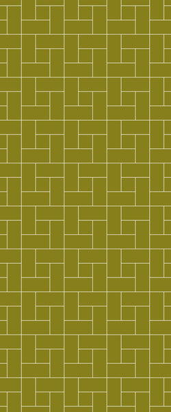 Yellow Windmill Tile Acrylic Shower Panel 2440mm x 1220mm ( 3mm Thick) - CladdTech