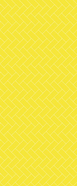 Yellow Diagonal Herringbone Tile Acrylic Shower Wall Panel 2440mm x 1220mm (3mm Thick) - CladdTech