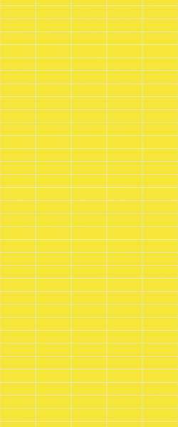 Yellow Horizontal Block Tile Acrylic Shower Panel 2440mm x 1220mm (3mm Thick) - CladdTech