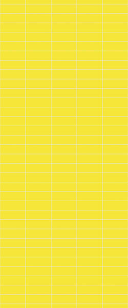 Yellow Horizontal Block Tile Acrylic Shower Panel 2440mm x 1220mm (3mm Thick) - CladdTech