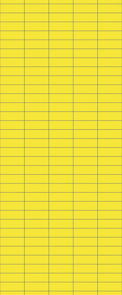 Yellow Horizontal Block Tile Acrylic Shower Panel 2440mm x 1220mm (3mm Thick) - CladdTech