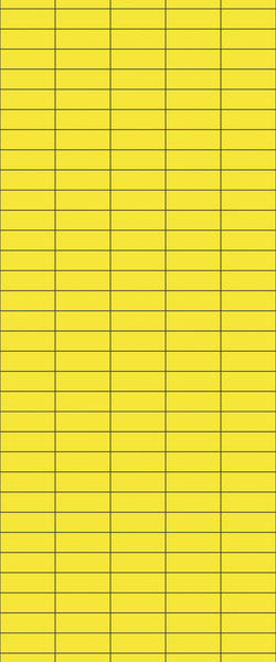 Yellow Horizontal Block Tile Acrylic Shower Panel 2440mm x 1220mm (3mm Thick) - CladdTech