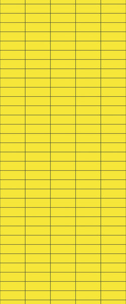 Yellow Horizontal Block Tile Acrylic Shower Panel 2440mm x 1220mm (3mm Thick) - CladdTech