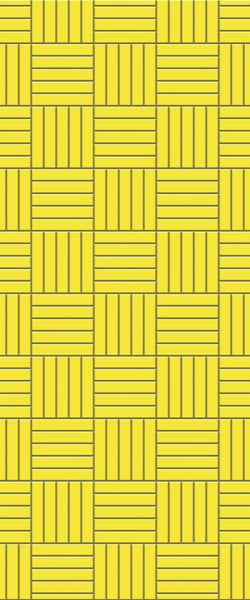 Yellow Mosaic Tile Acrylic Shower Panel 2440mm x 1220mm ( 3mm Thick) - CladdTech