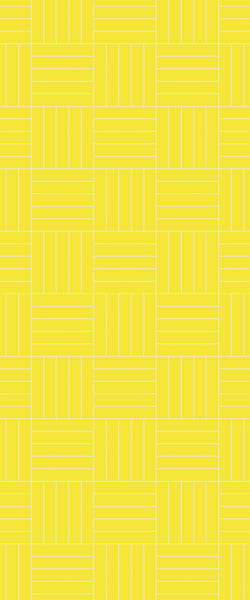 Yellow Mosaic Tile Acrylic Shower Panel 2440mm x 1220mm ( 3mm Thick) - CladdTech