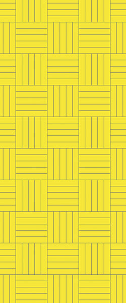 Yellow Mosaic Tile Acrylic Shower Panel 2440mm x 1220mm ( 3mm Thick) - CladdTech