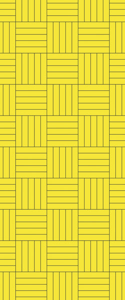 Yellow Mosaic Tile Acrylic Shower Panel 2440mm x 1220mm ( 3mm Thick) - CladdTech