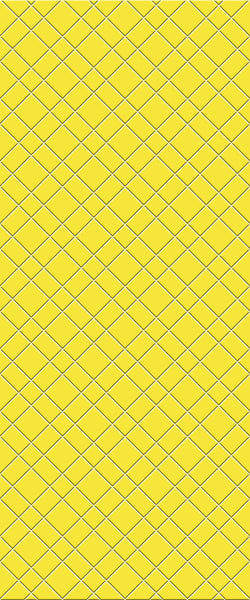 Yellow Basket Weave Tile Acrylic Shower Panel 2440mm x 1220mm ( 3mm Thick) - CladdTech