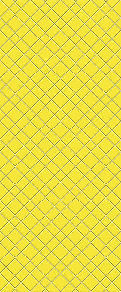 Yellow Basket Weave Tile Acrylic Shower Panel 2440mm x 1220mm ( 3mm Thick) - CladdTech