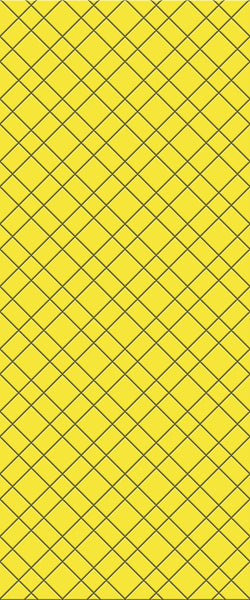 Yellow Basket Weave Tile Acrylic Shower Panel 2440mm x 1220mm ( 3mm Thick) - CladdTech