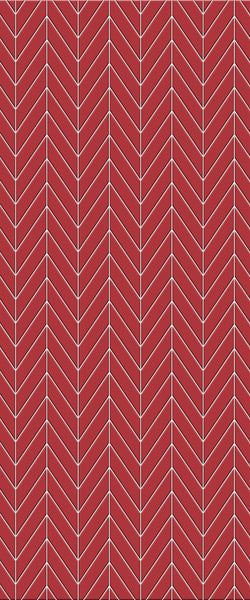Red Hexagon Tile Acrylic Wall Panel 2440mm x 1220mm (3mm Thick) - CladdTech