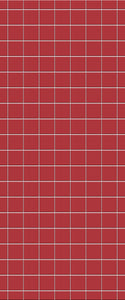 Red Checkerboard Tile Acrylic Shower Wall Panel 2440mm x 1220mm ( 3mm Thick) - CladdTech