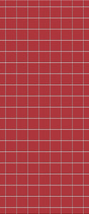 Red Checkerboard Tile Acrylic Shower Wall Panel 2440mm x 1220mm ( 3mm Thick) - CladdTech