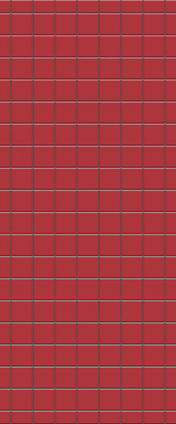 Red Checkerboard Tile Acrylic Shower Wall Panel 2440mm x 1220mm ( 3mm Thick) - CladdTech