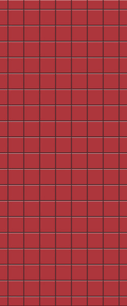 Red Checkerboard Tile Acrylic Shower Wall Panel 2440mm x 1220mm ( 3mm Thick) - CladdTech