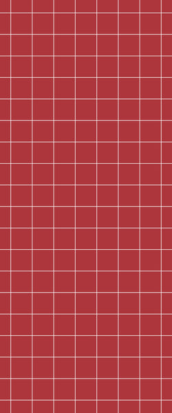 Red Checkerboard Tile Acrylic Shower Wall Panel 2440mm x 1220mm ( 3mm Thick) - CladdTech