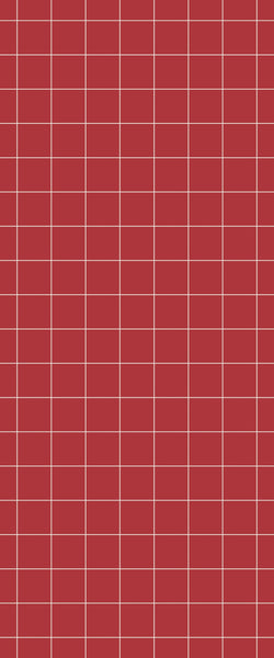 Red Checkerboard Tile Acrylic Shower Wall Panel 2440mm x 1220mm ( 3mm Thick) - CladdTech
